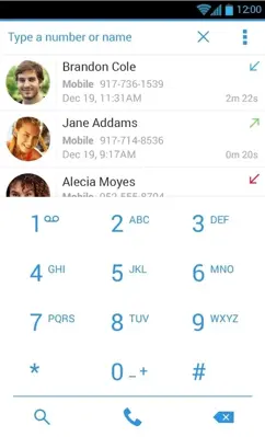 Dialer Plus android App screenshot 0